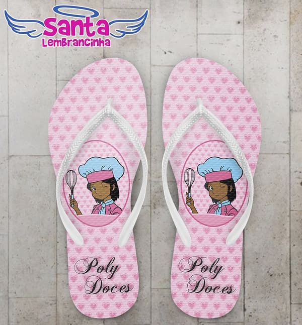 Chinelo Feminino Personalizado - COD 2215