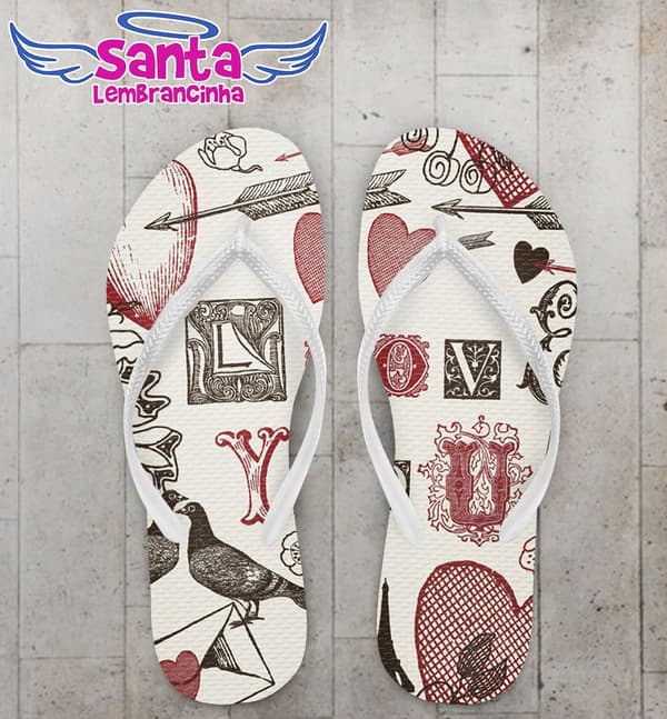 Chinelo Dia dos Namorados Classic - COD 2364