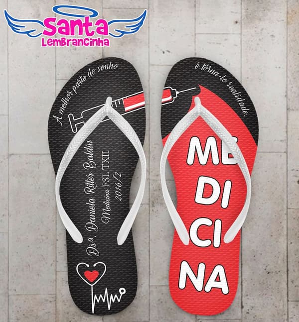 Chinelo Personalizado, Formatura Medicina - COD 1920