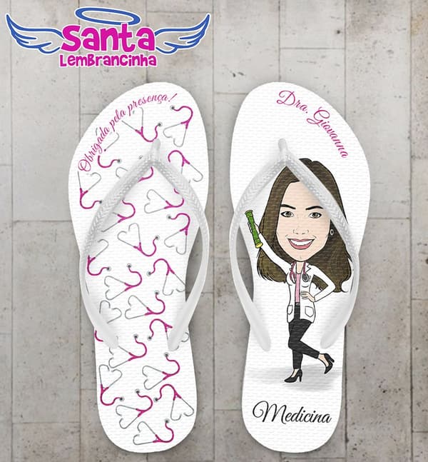 Chinelo Personalizado Formatura Medicina - COD 2544