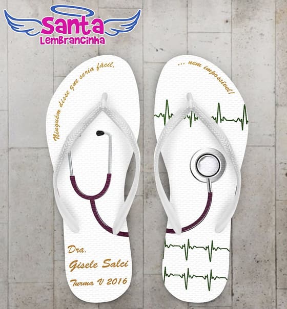 Chinelo Medicina Formatura Personalizado - COD 2142