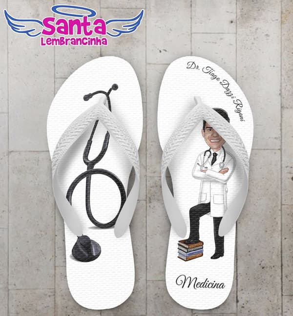 Chinelo Personalizado, Formatura Medicina - COD 2545