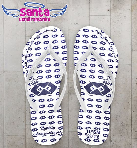 Chinelo Formatura Administração Personalizado - COD 1500
