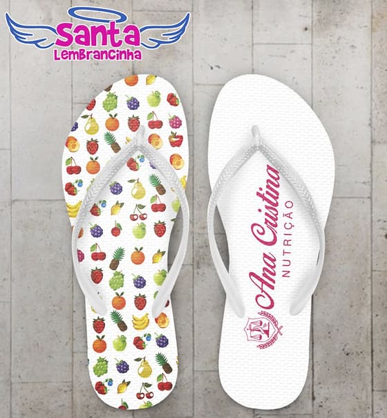 Chinelo Formatura Nutrição Personalizado - COD 2404