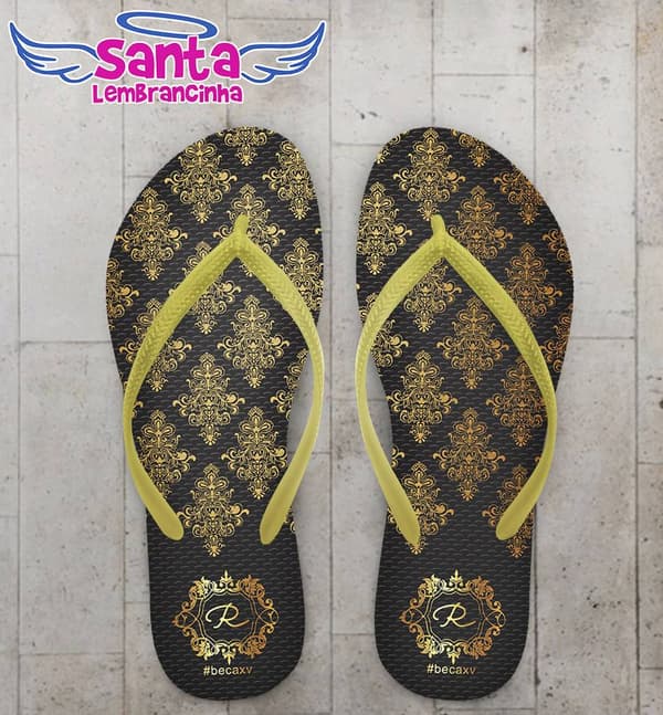 Chinelo 15 Anos Personalizado - COD 2389