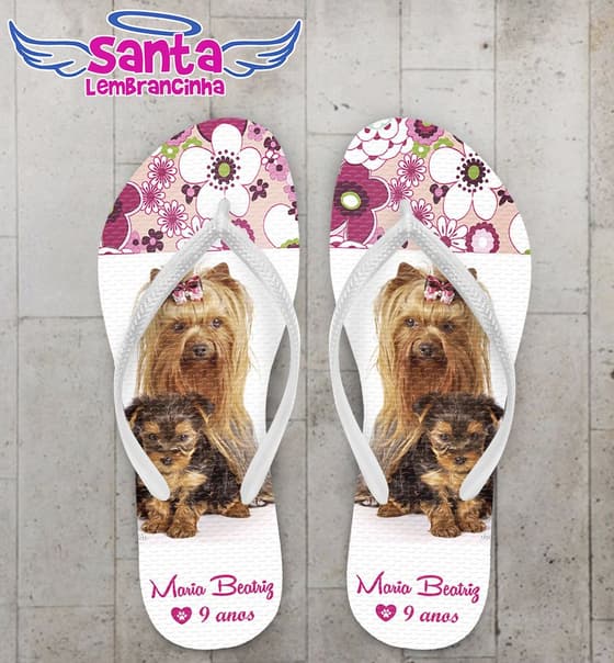 Chinelo Cachorro Yorkshire - COD 1030