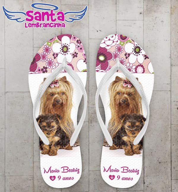 Chinelo Cachorro Yorkshire - COD 1030