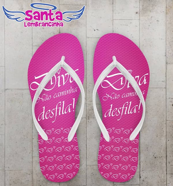 Chinelo Diva Personalizado - COD 1584
