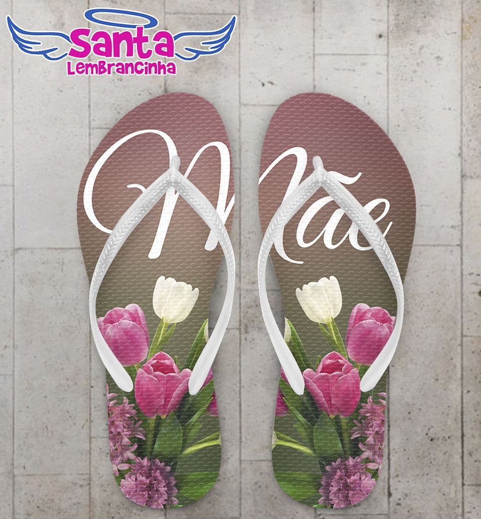 Chinelo dia das Mães personalizado, COD 2032