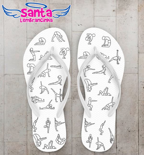 Chinelo Pilates - Yoga Personalizado - COD 2954