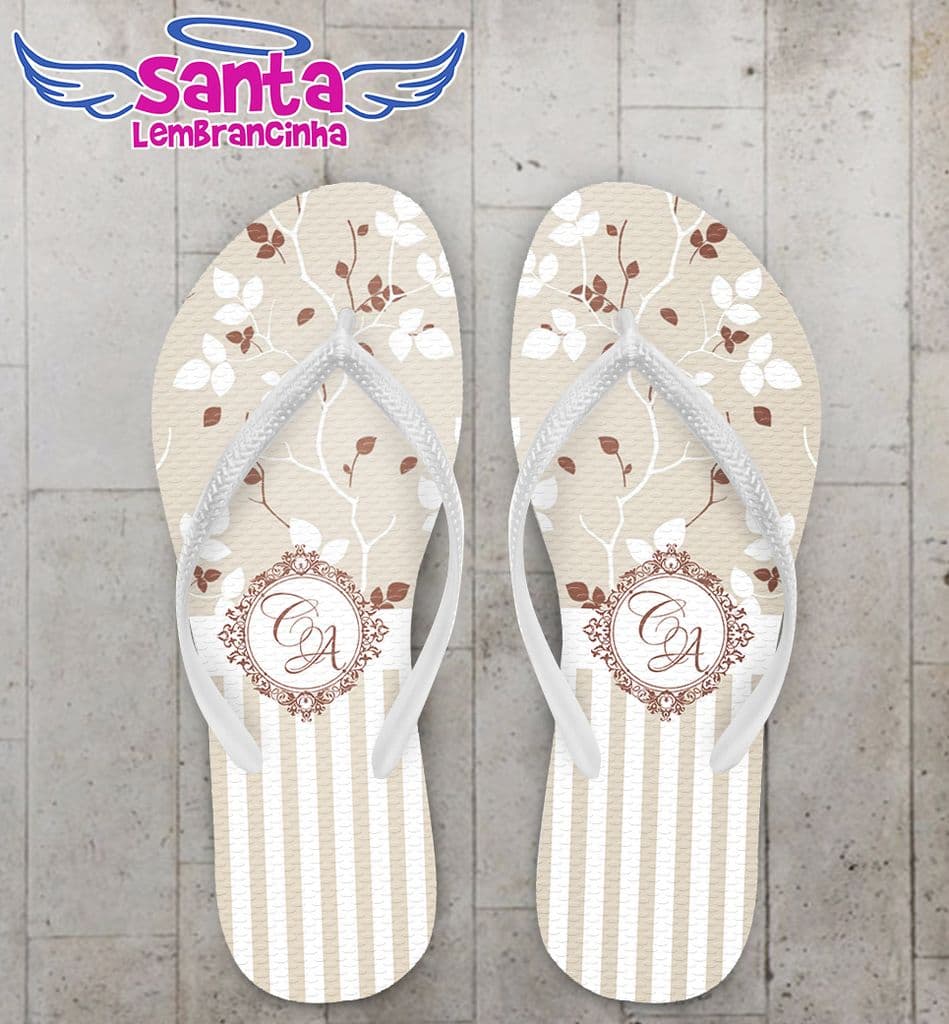 Chinelo Casamento Personalizado - COD 1735