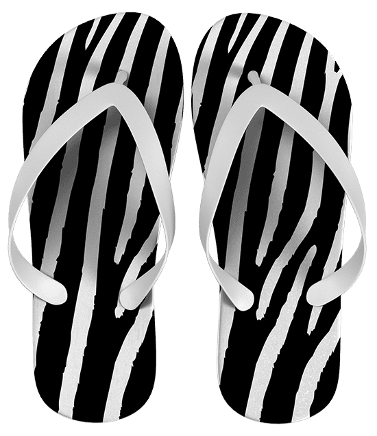 Chinelo Zebra Personalizado - COD 1025