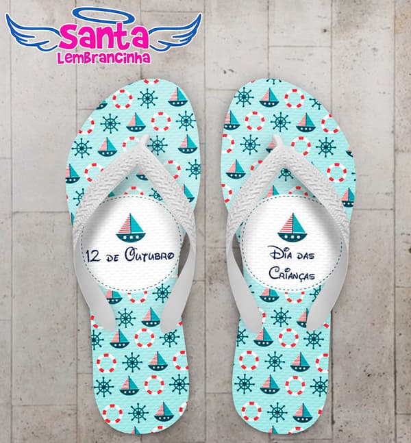 Chinelo Dia das Crianças, Marinheiro - COD 2919