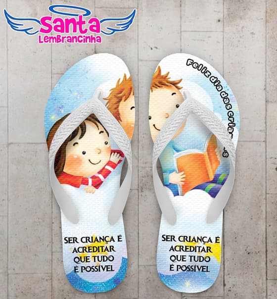 Chinelo Dia das Crianças Personalizado, História - COD 2931