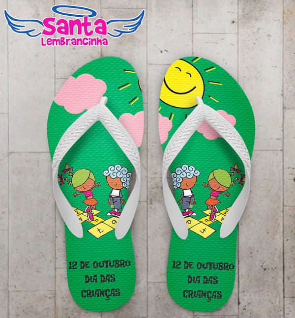 Chinelo Dia das Crianças Personalizado, Pula Pula - COD 2930