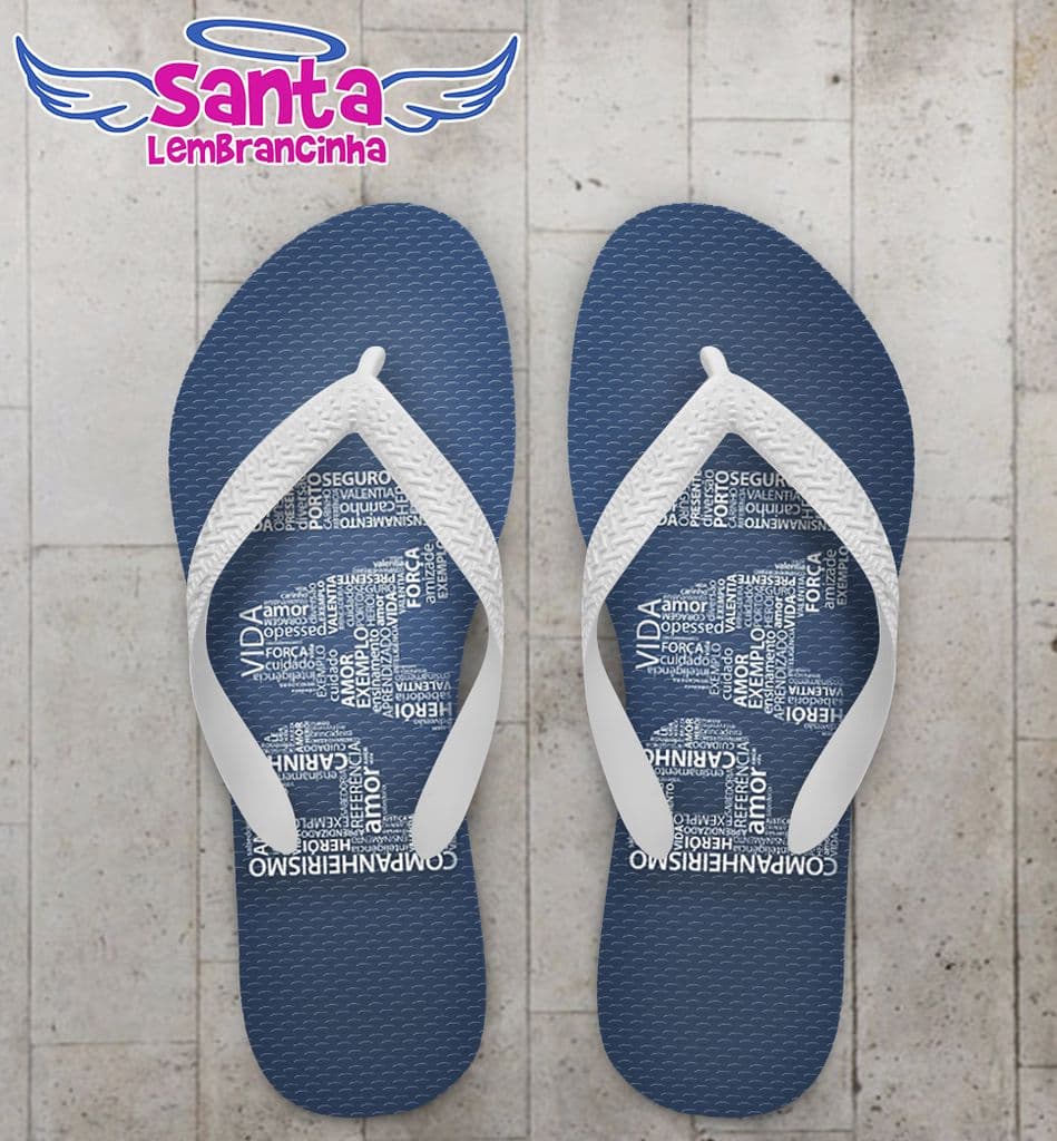 Chinelo Dia dos Pais Personalizado, PAI - COD 2484