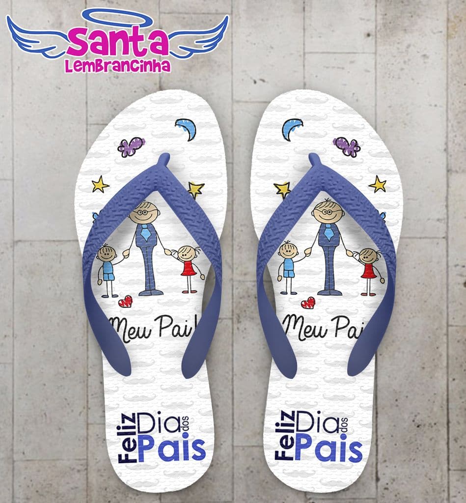 Chinelo Dia dos Pais Personalizado, Meu Pai! - COD 2492