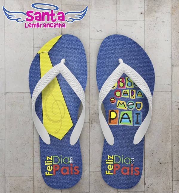 Chinelo Dia dos Pais Personalizado, Esse Cara é Meu pai - COD 2494