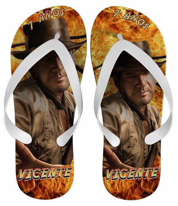 Chinelo Festa Infantil Indiana Jones - COD 2347