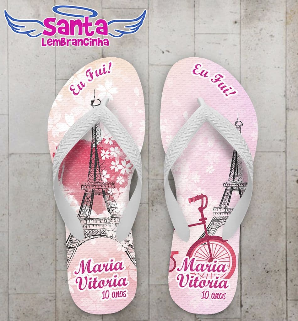 Chinelo Paris Personalizado - COD 2318
