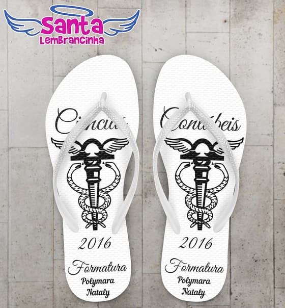 Chinelo Formatura Ciências Contábeis Personalizado - COD 1150