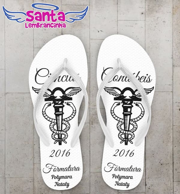 Chinelo Formatura Ciências Contábeis Personalizado - COD 1150