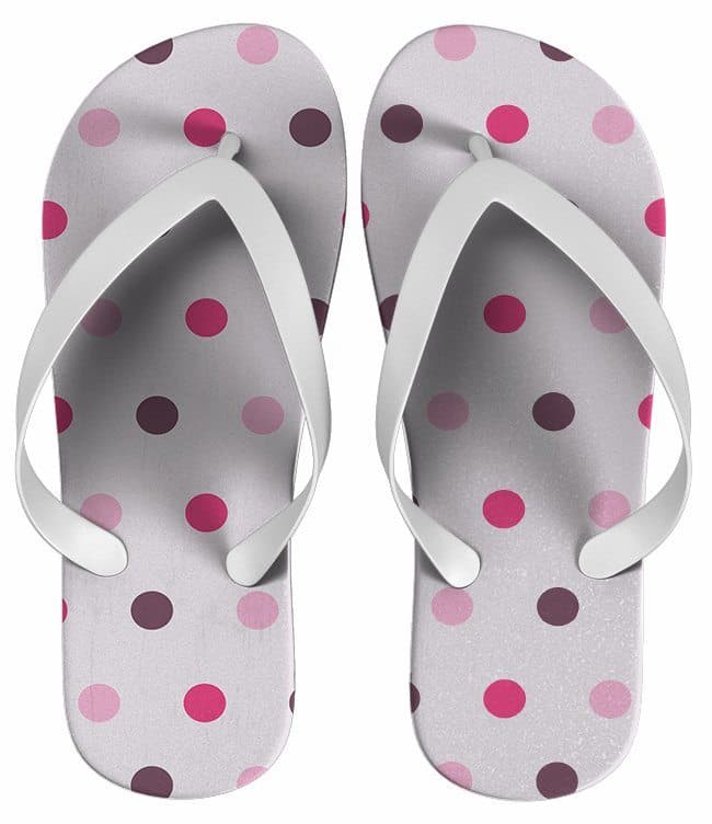 Chinelo Feminino Bolinha Personalizado - COD 1377
