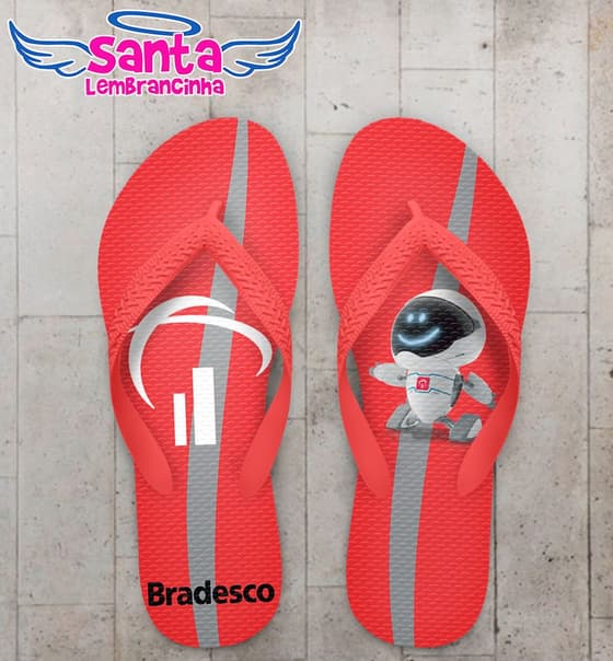 Chinelo Corporativo Bradesco, Empresa - COD 3018