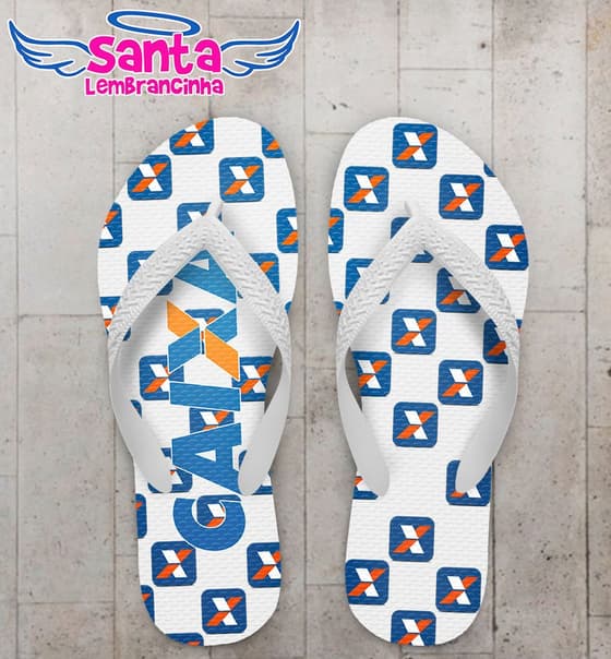Chinelo Corporativo Caixa, Empresa - COD 3019
