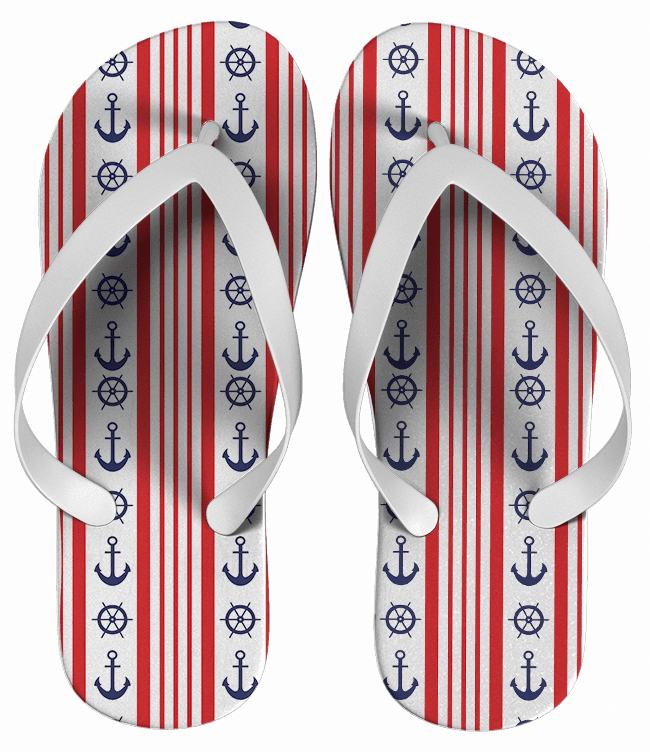 Chinelo Estampado Navy Personalizado - COD 1406