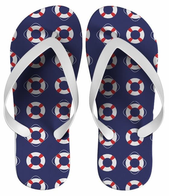 Chinelo Feminino Navy Personalizado - COD 1394
