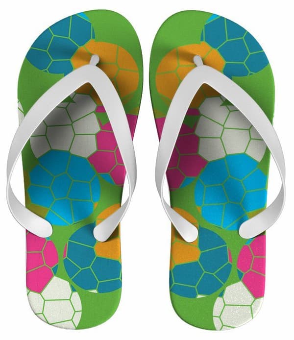 Chinelo Personalizado Estampa Floral Feminino - COD 1396