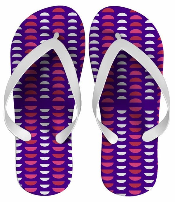 Chinelo Estampa Feminina Meia Lua, Personalizado - COD 1379