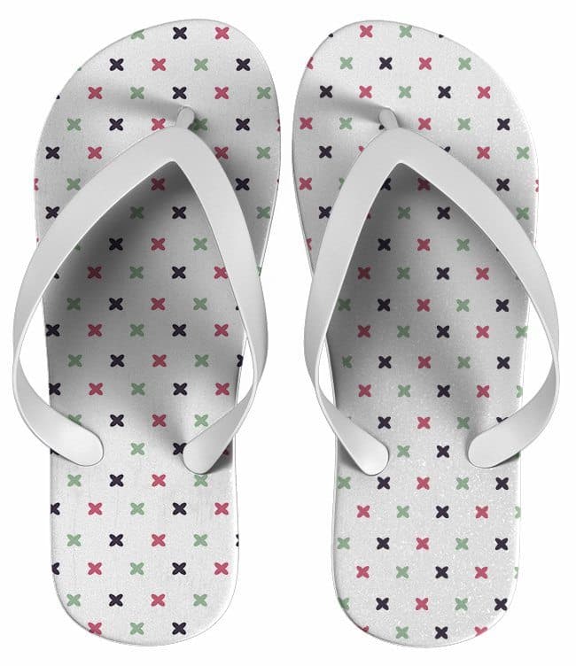 Chinelo Feminino Forma de X Personalizado - COD 1383