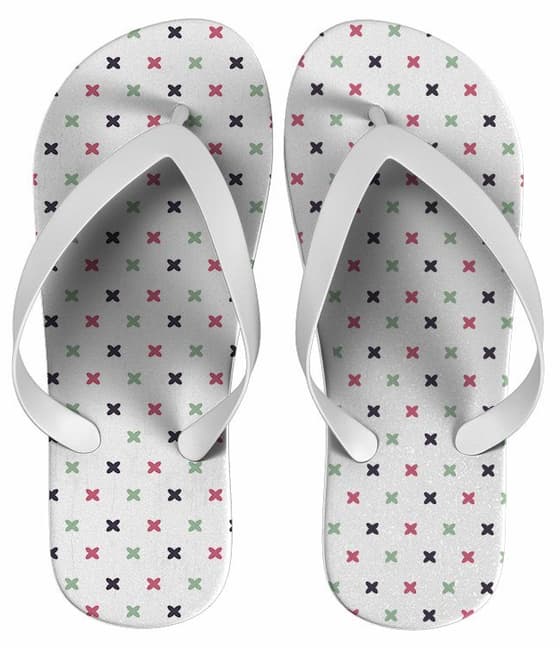 Chinelo Feminino Forma de X Personalizado - COD 1383