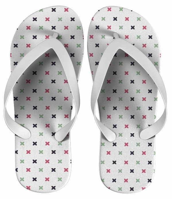 Chinelo Feminino Forma de X Personalizado - COD 1383