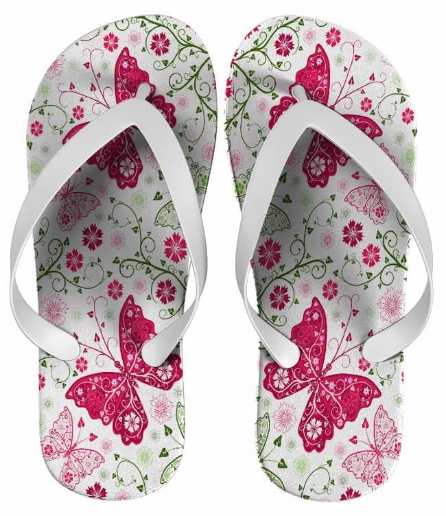 Chinelo Personalizado Borboleta - COD 1547