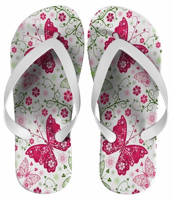 Chinelo Personalizado Borboleta - COD 1547