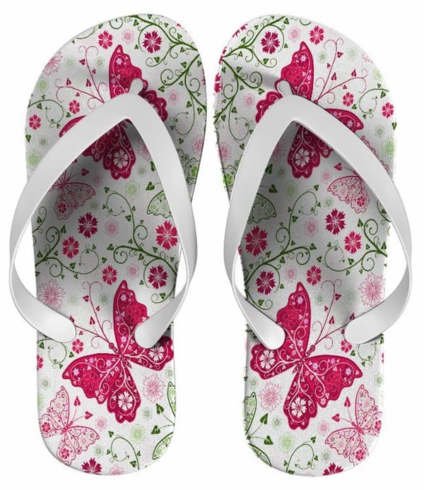 Chinelo Personalizado Borboleta - COD 1547