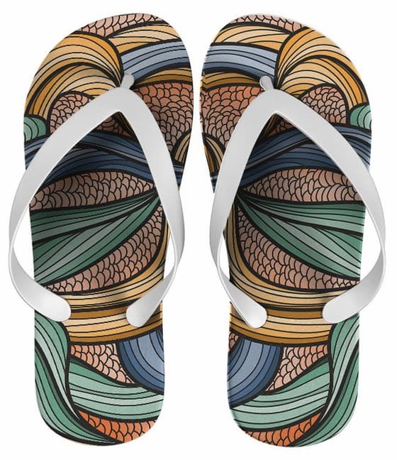 Chinelo Personalizado Estampa Milho - COD 1553