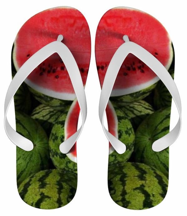 Chinelo Feminino Estampa de Fruta Melancia - COD 1439
