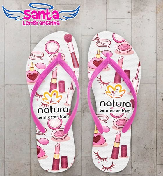 Chinelo Corporativo Natura, Cosmético - COD 3026