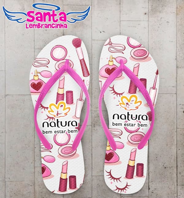 Chinelo Corporativo Natura, Cosmético - COD 3026