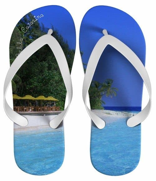 Chinelo Paisagem Personalizado, Ilha - COD 2229