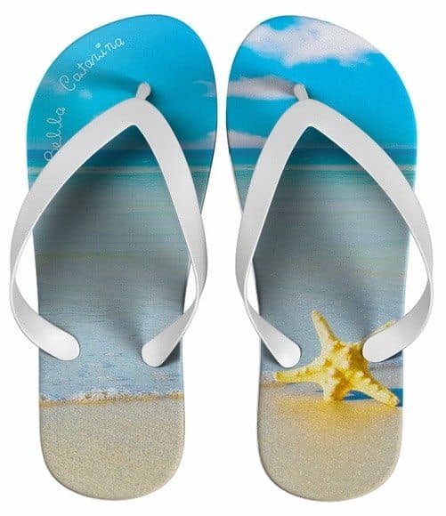 Chinelo Paisagem Personalizado, Estrela do Mar - COD 2232