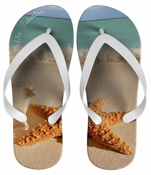 Chinelo Paisagem Personalizado, Estrela - COD 2235