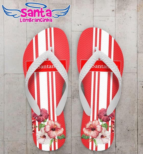 Chinelo Corporativo Santander, Empresa - COD 3022