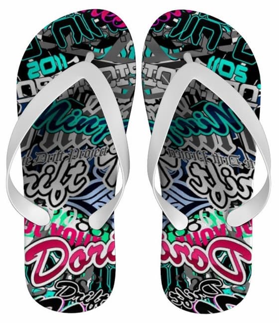 Chinelo Grafites Personalizado - COD 1463