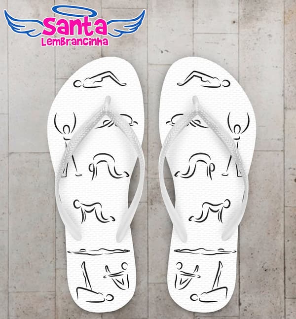 Chinelo Pilates, Yoga Personalizado - COD 2956