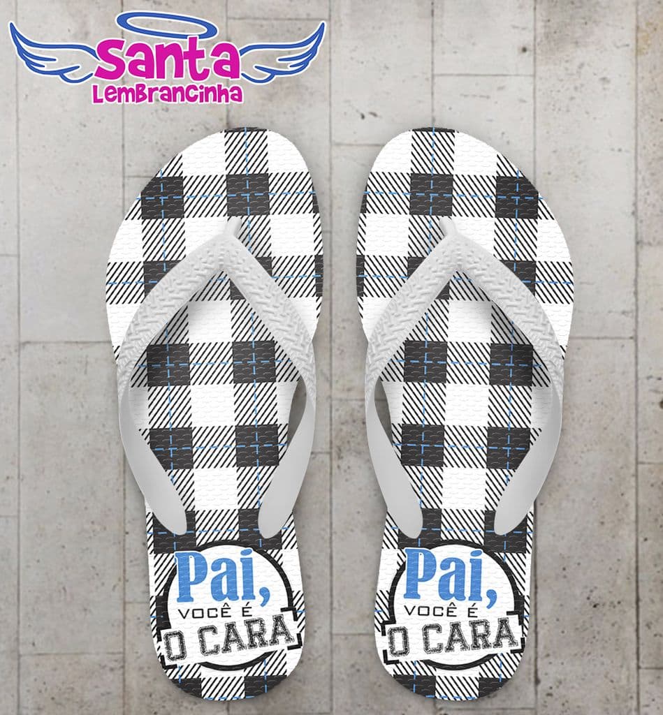 Chinelo Dia dos Pais Personalizado, Papai - COD 2043